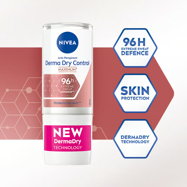 NIVEA Derma Dry Maximum Protection 50ml