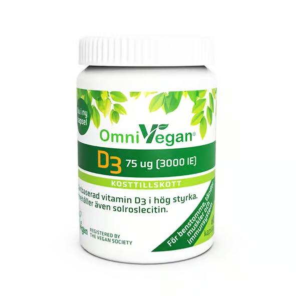 Omnisym Pharma OmniVegan D3 75 ug 60 capsules