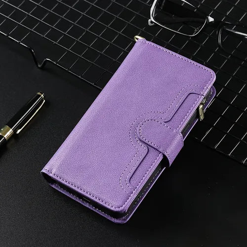 PU Leather Wallet Case Multi-function Phone Bag Fashion Sleeve Multi-Card Slots For IPhone 13 / IPhone 13 Pro / IPhone 13 Pro Max / IPhone 13 Mini