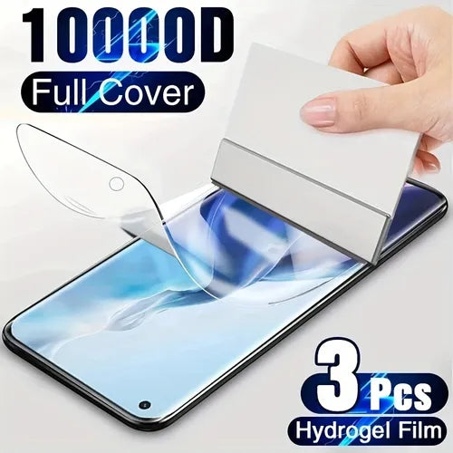 3PCS Hydrogel Film Screen Protector For OPPO /A74/A74 4G/A96/A96 5G/A95 5G/A95 4G/F21 PRO 4G/F21 PRO 5G/F21S PRO 4G/F21S PRO 5G/F19s/F19/K9 PRO/K9 5G/K9/Find X3 Lite/Find X5 Lite