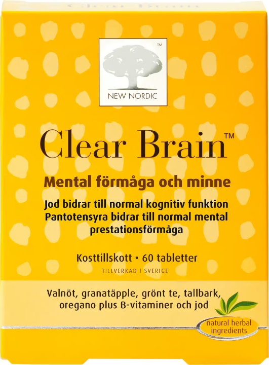 New Nordic Clear Brain 60 tablets
