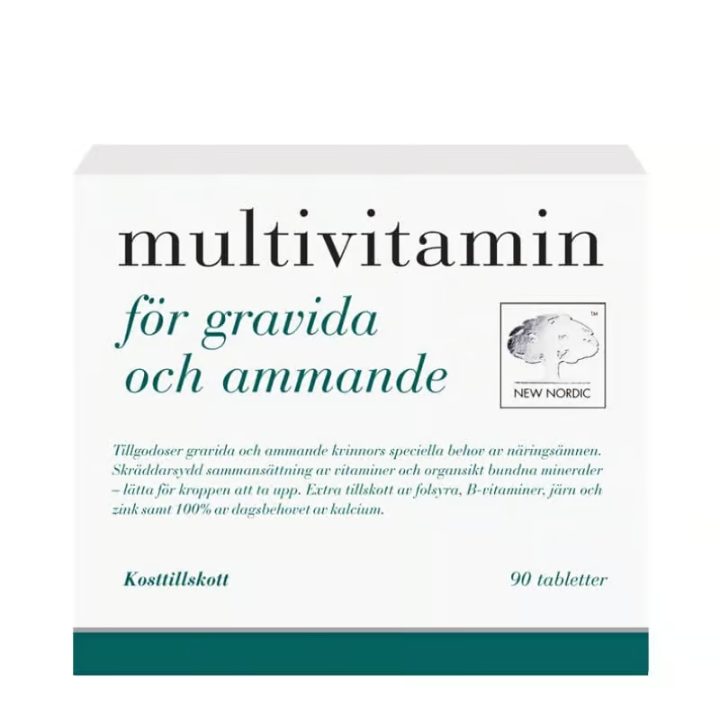 New Nordic Multivitamin Pregnant & Lactating 90 pcs
