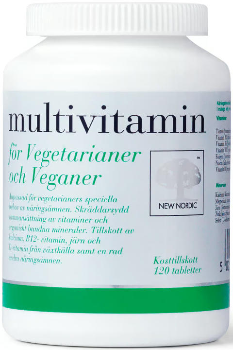 Multivitamin for vegetarians 120 pcs