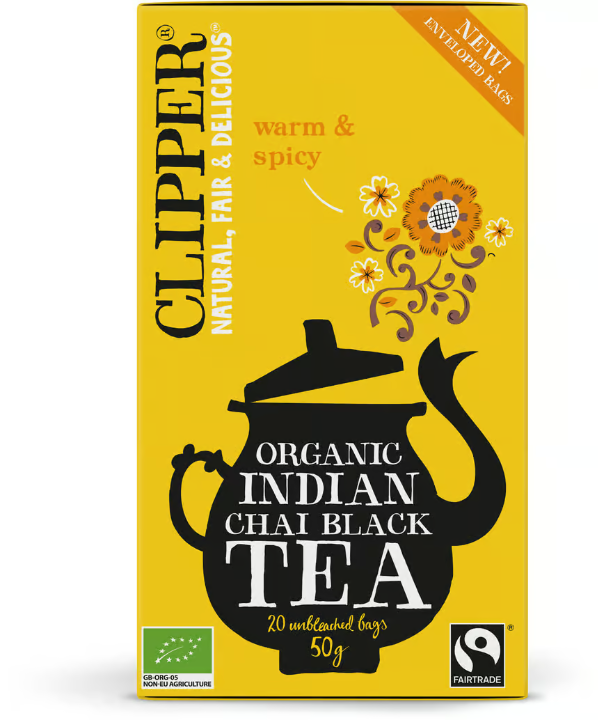 Clipper Organic Indian Chai Black Tea 20 Tea Bags