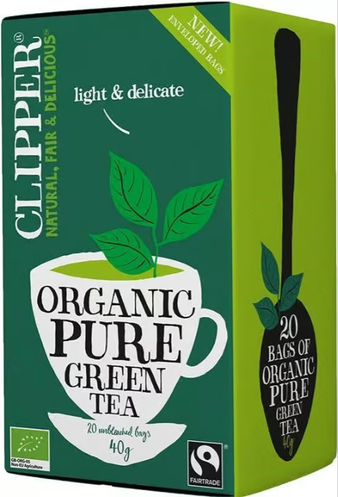 Clipper Organic Pure Green Tea 20 Tea Bags | Apohem