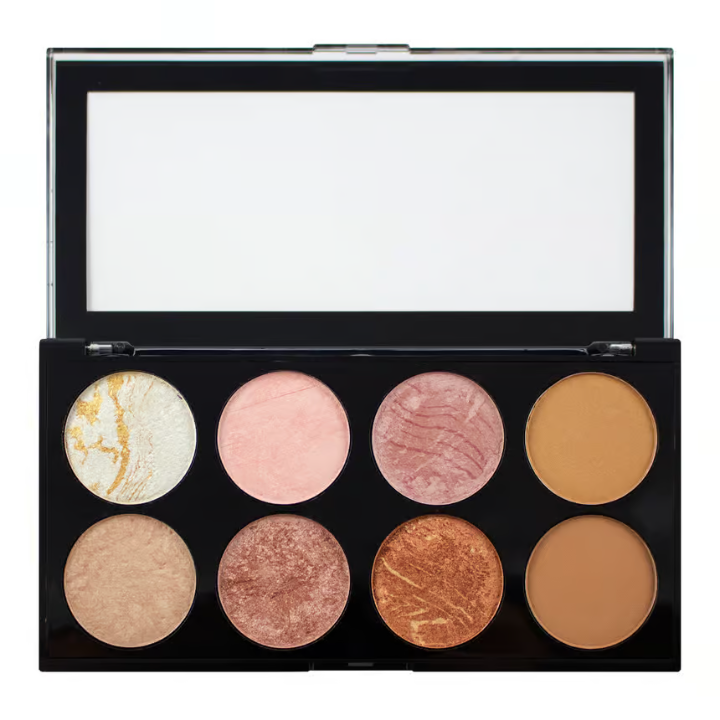 Makeup Makeup Revolution Ultra Blush Palette Golden Suga