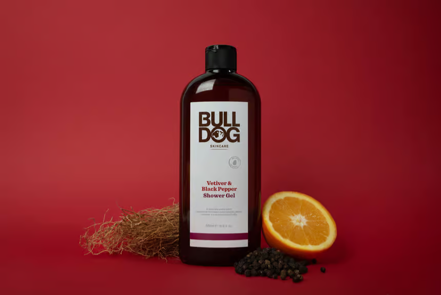 Bulldog Vetiver & Black Pepper Shower Gel 500 ml