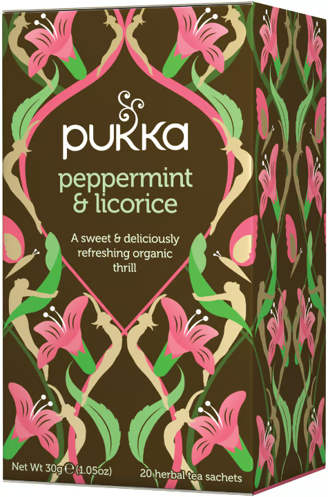 Pukka Tea peppermint & licorice 20 pcs