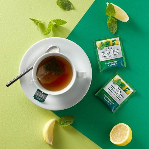 Ahmad Herbal Tea. Peppermint & Lemon 20 teabags