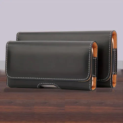 Cell Phone Holster Case With Belt Clip And Belt Loop [Magnetic Closure] PU Leather Phone Pouch Case Compatible With Most Of Phones