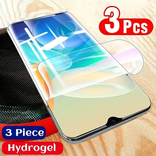 3pcs Hydrogel Film Screen Protector For Vivo Y01/Y01A/Y10/Y10 T1/Y21 2021/Y21/Y21T/Y21A/Y20T/Y21E/Y21S/Y31S 5G/Y31S V2068A/Y11 2023/Y15S/T1 5G/T1X 4G/T1X/T2X 5G