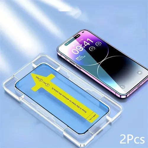 2 Pack Tempered Glass Screen Protector For IPhone 14 13 12 11 Pro Max X XR XS Max 7 8 Plus SE 2020 2022