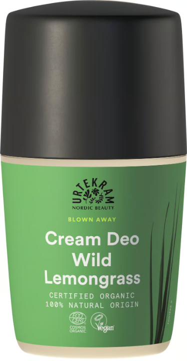 Urtekram Beauty Blown Away Wild Lemongrass Cream Deo Ro