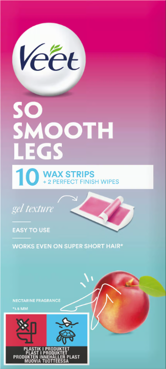 Veet Wax strips for legs 10 pcs