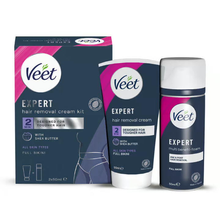 Veet Expert Hair removal cream for intimate area 2x50 ml