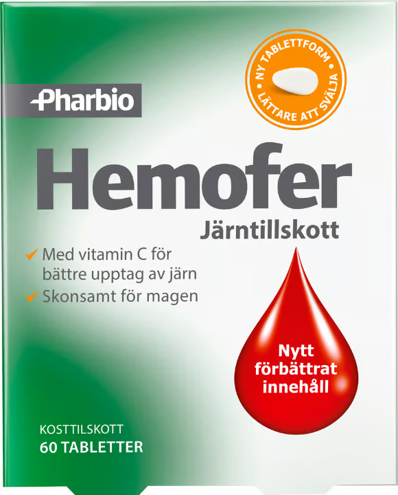 Hemofer Iron supplement 60 tablets