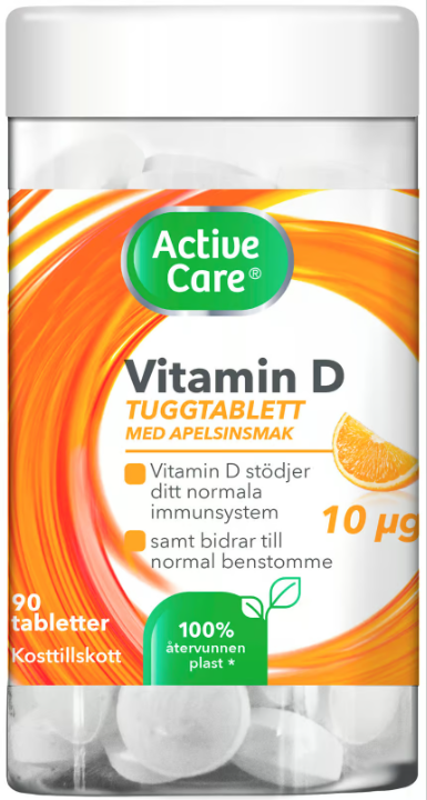 Active Care Vitamin D 90 chewable tablets