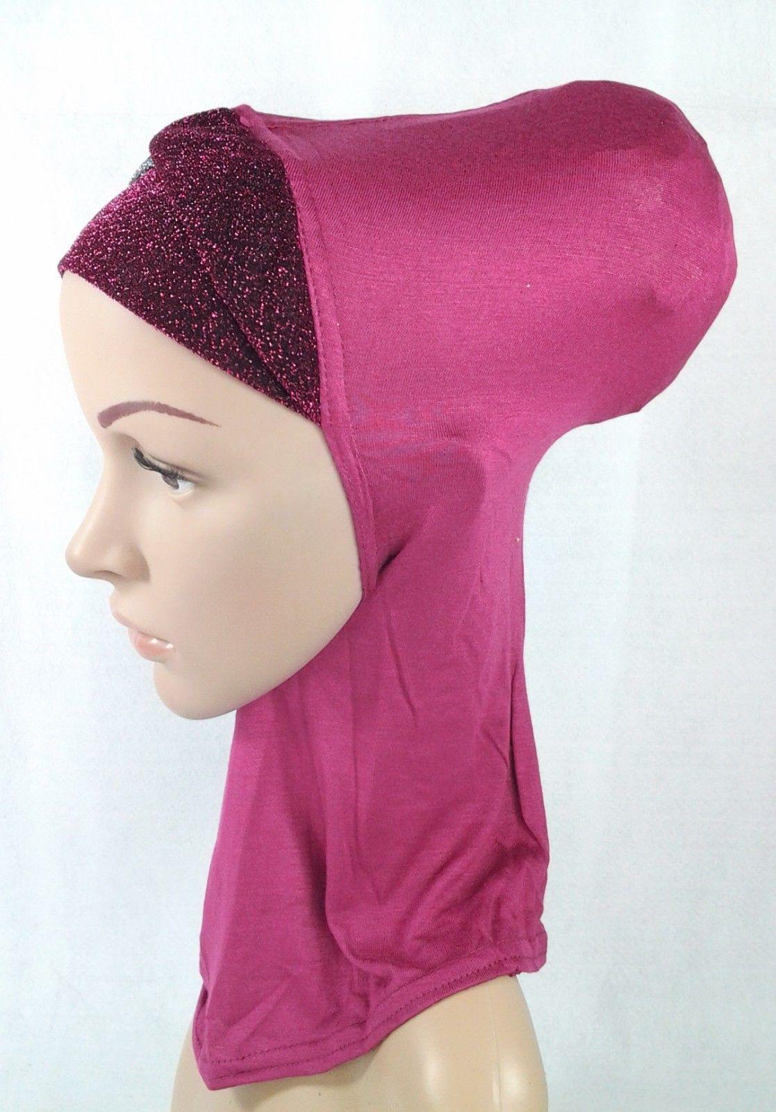 Cotton New Crossover Muslim Inner Caps Islamic Underscarf Ninja Hijab Hair Loss - Arabian Shopping Zone