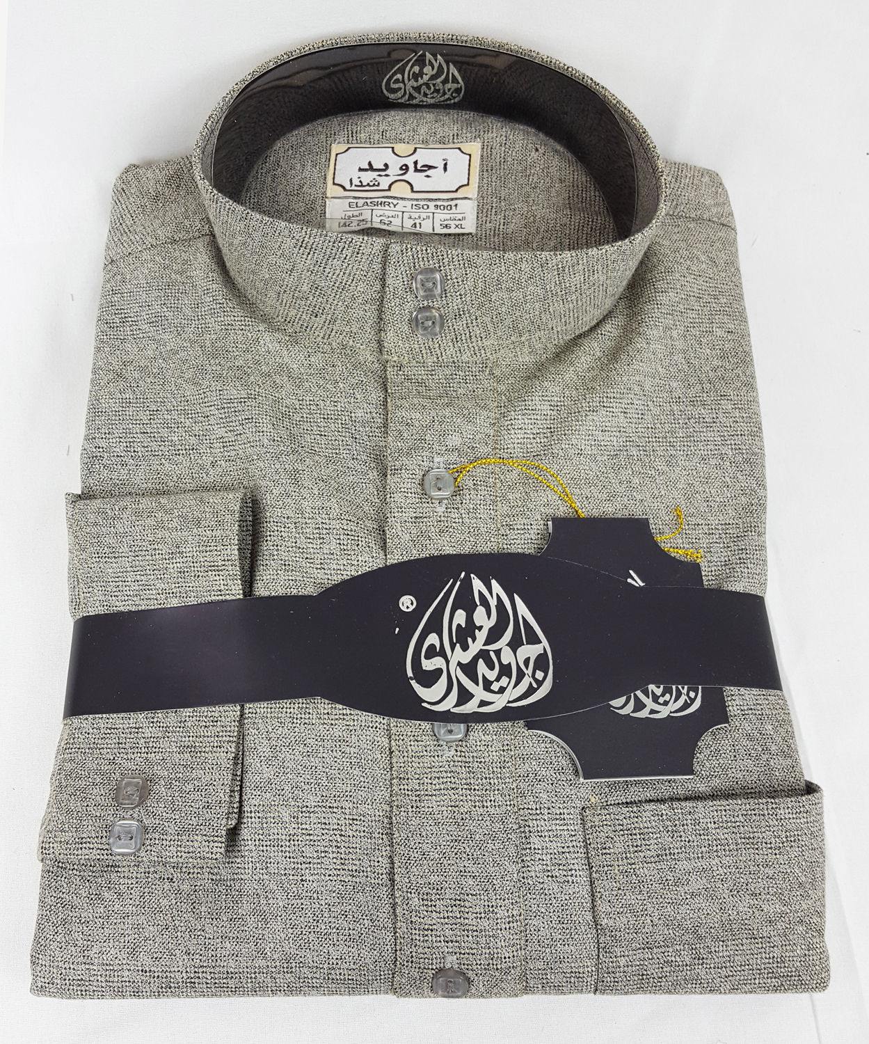 Agawid Deluxe Quality Arabian Dishdasha Winter Thobe Thoub Robe with CUFF P02 - Islamic Shop
