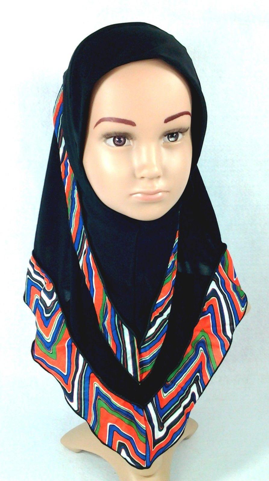 NEW Crystal Hemp Kids Toddler Children Islamic Hijab Islamic Scarf Shawls 3-8T - Arabian Shopping Zone