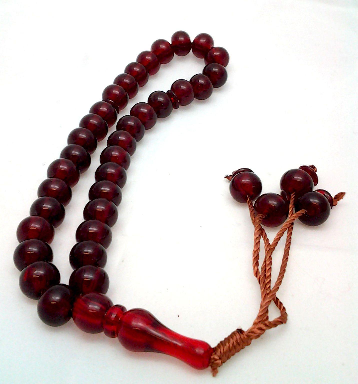 Acrylic TESBİH Islamic Prayer Beads tasbih MASBAHA Misbaha Tasbeeh - Islamic Shop