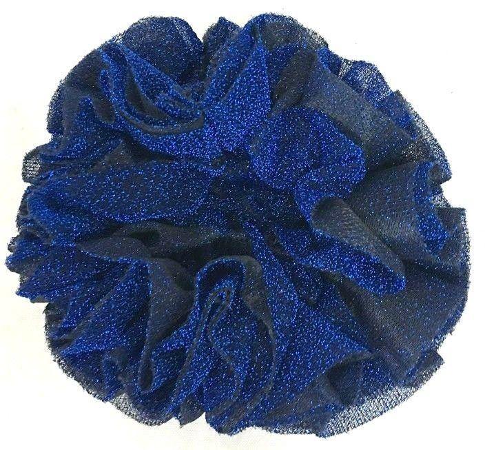 Hijab Khaleeji Volumizer Shining Scrunchie Large Maxi Flower Hair Tie Bun Scarf - Arabian Shopping Zone