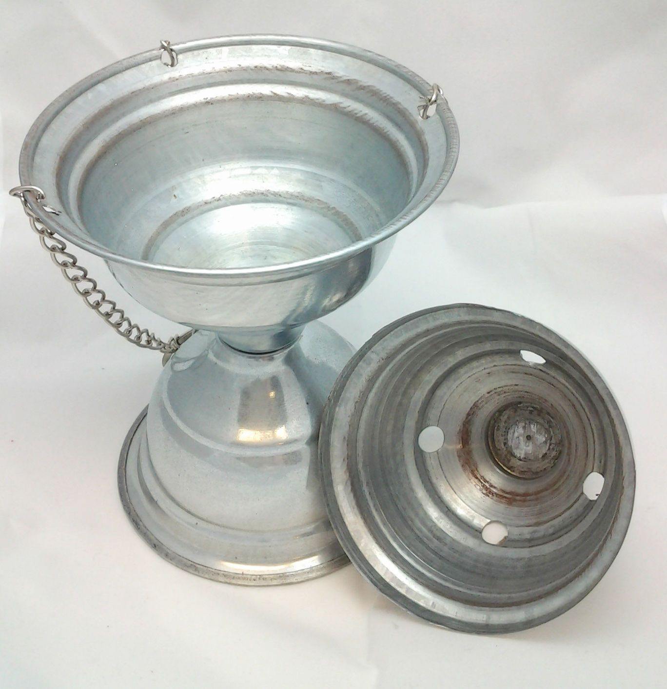 Stainless Steel Bakhoor Incense fragrance Bakhur oil oud Burner Mabkhara - Arabian Shopping Zone