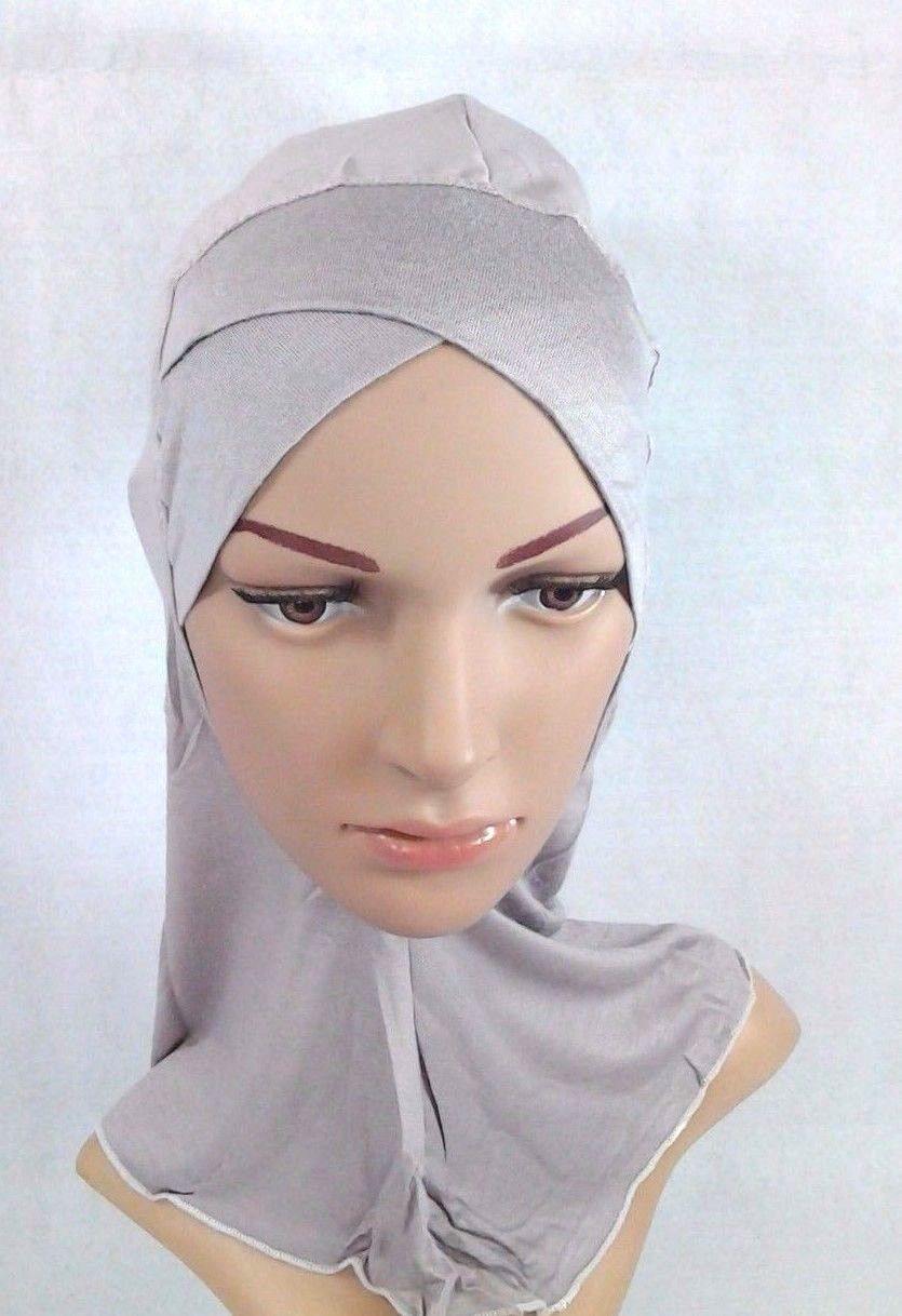 Fashion Cotton Muslim InnerHijab Cap NEW Cross-Forehead Islamic Underscarf/Hijab - Arabian Shopping Zone