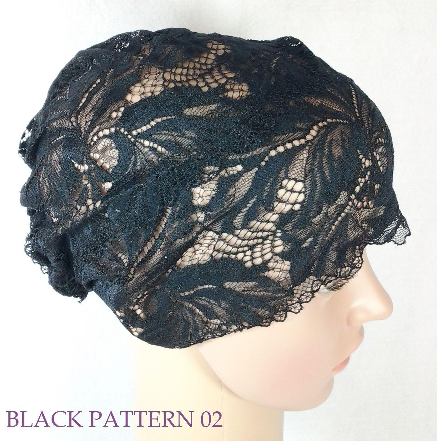 NEW Full Lace Muslim Inner Hijab Caps Flower-Back Islamic Underscarf Hats - Arabian Shopping Zone