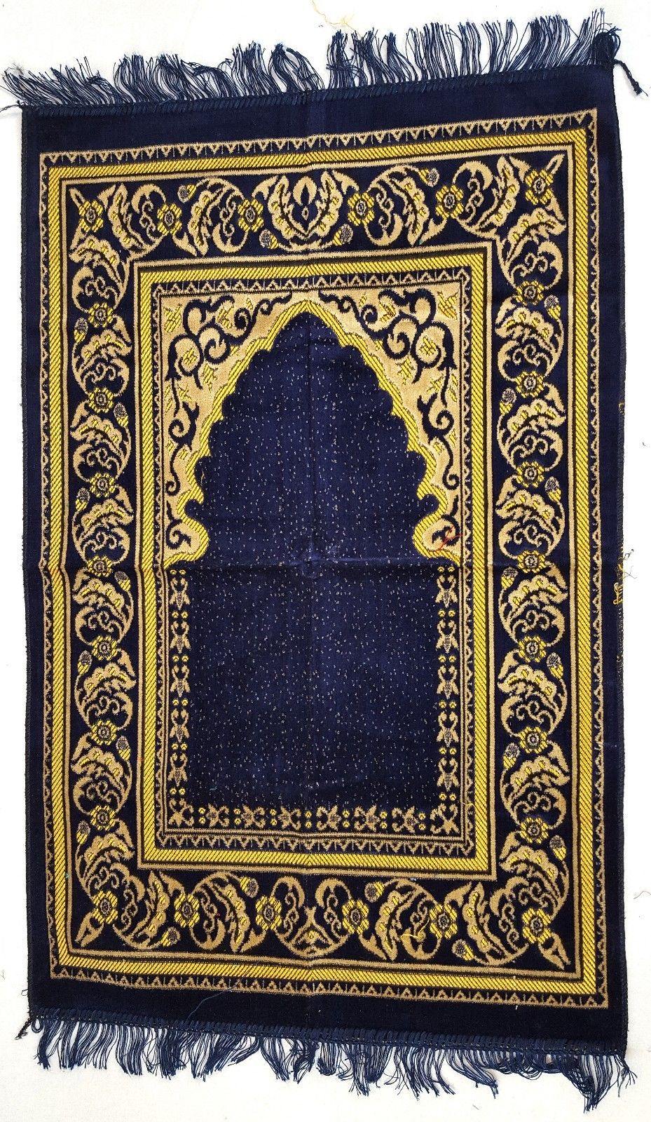 Turkish Soft Islamic Muslim Prayer Rug Namaz Carpet 110x70cm (43*27inch) - Arabian Shopping Zone