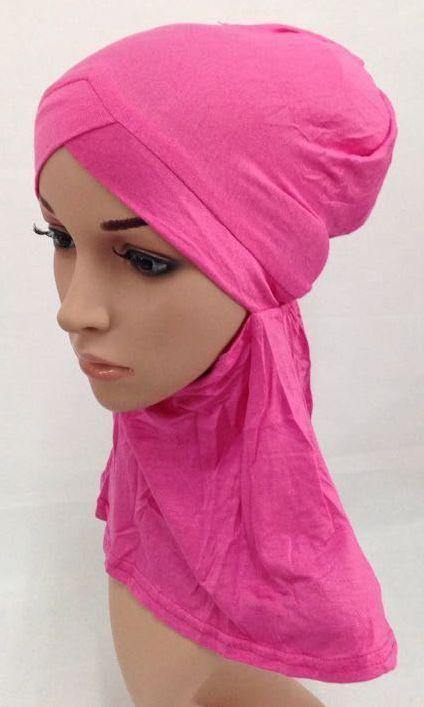 V-Shape Modal Cotton Muslim Women Inner Hijab Caps Islamic Underscarf - Arabian Shopping Zone