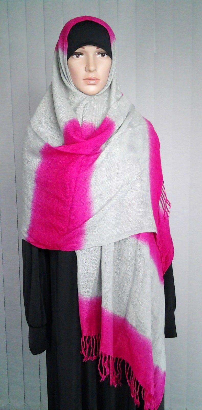 NEW Winter Women's Thick Warm Pashmina Cashmere Scarves Shawl Wrap Hijab - Arabian Shopping Zone