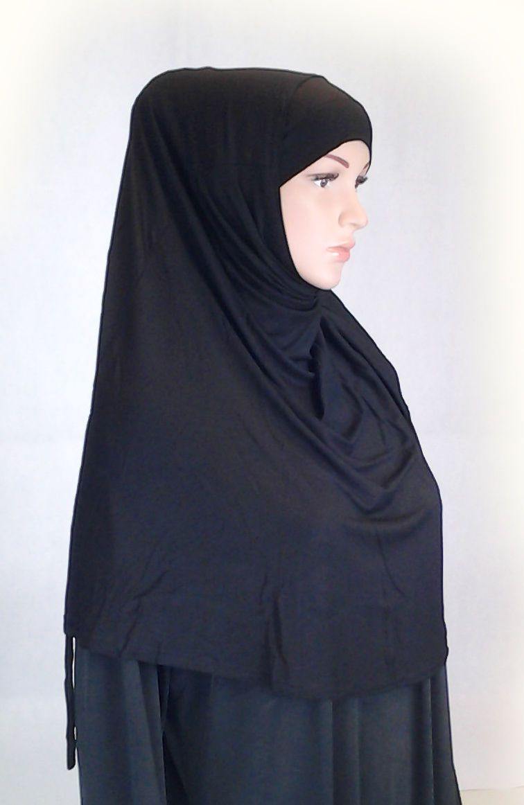 Modal Cotton 2 Piece Amira Hijab Islamic Scarf Shawls Muslim Head Wrap - Arabian Shopping Zone