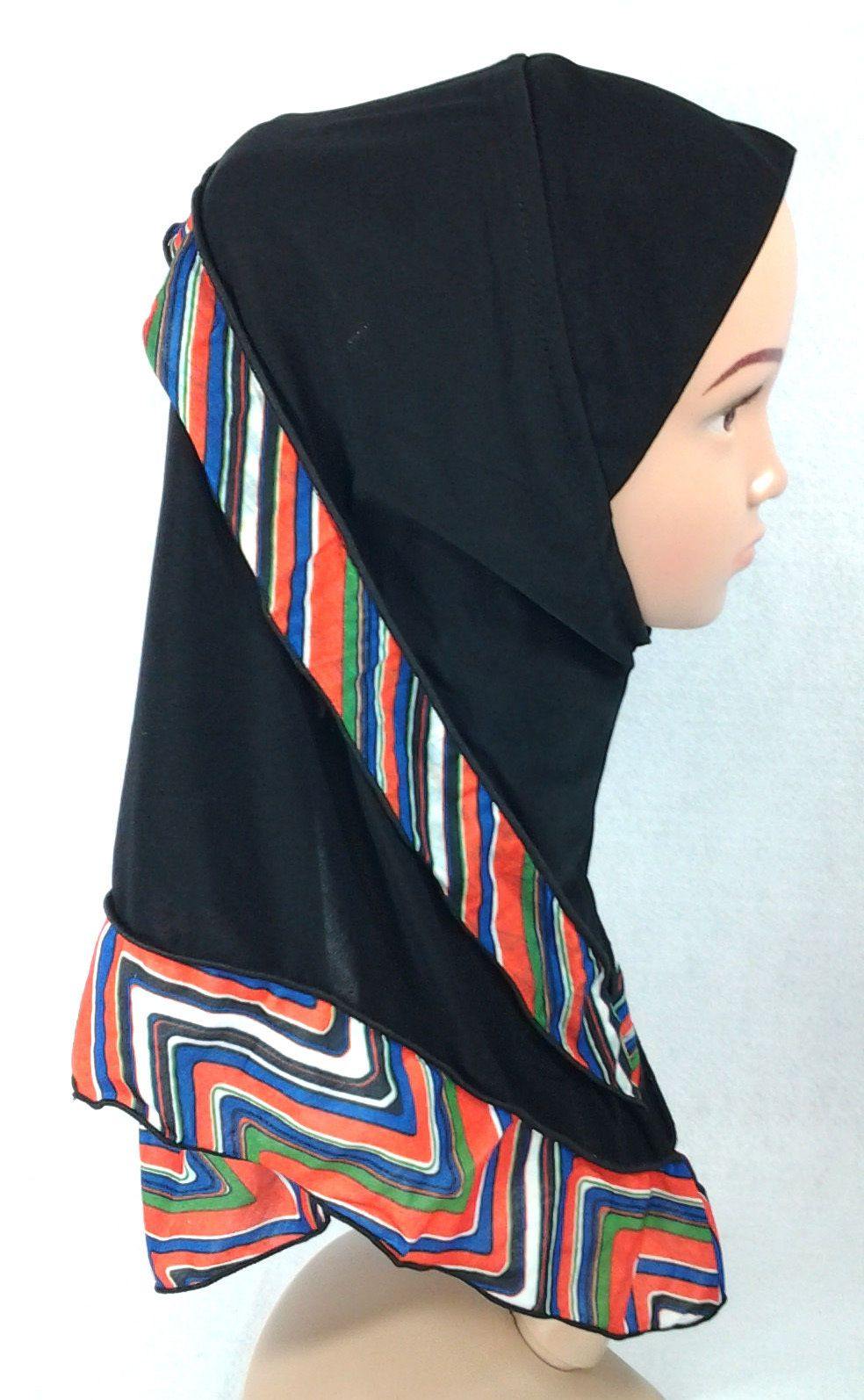 NEW Crystal Hemp Kids Toddler Children Islamic Hijab Islamic Scarf Shawls 3-8T - Arabian Shopping Zone