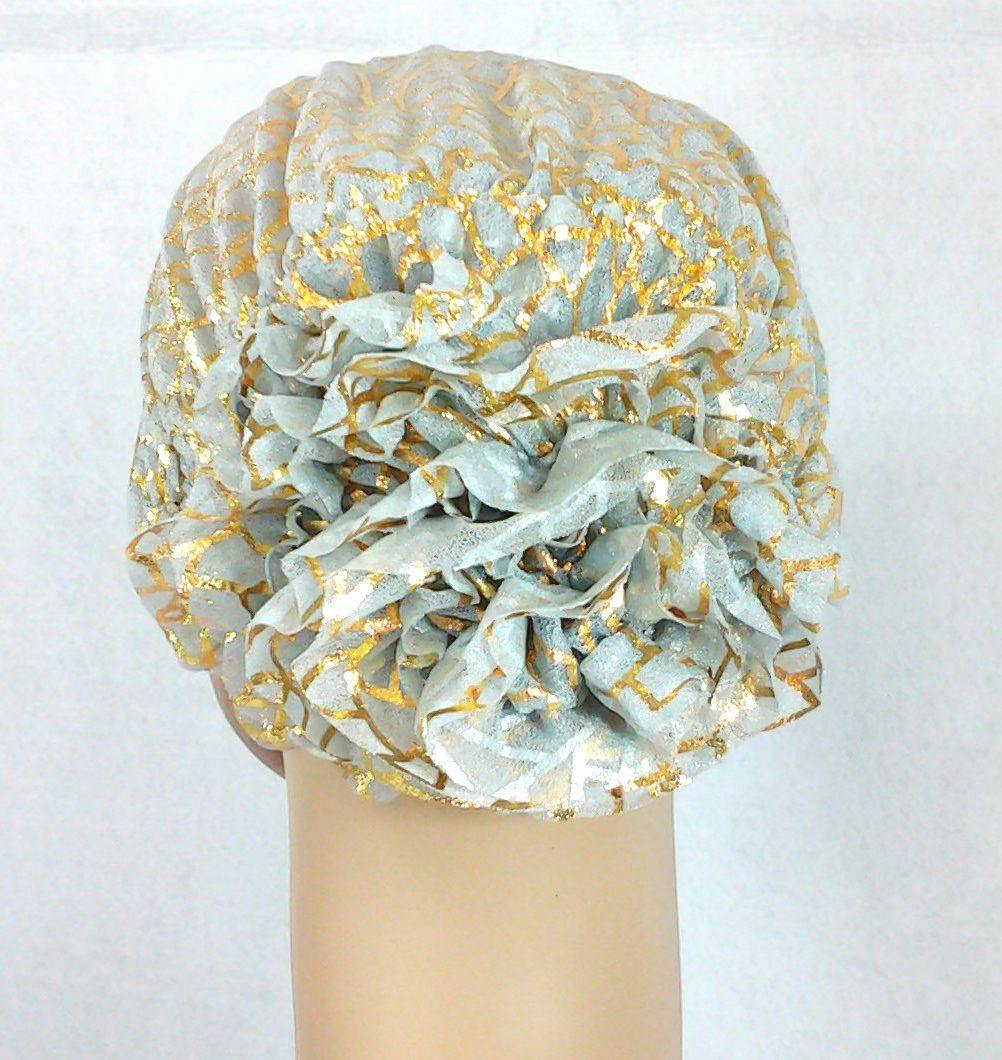 Gauze Gilt-Print UnderHijab Muslim Inner Hijab Caps Hair loss Underscarf - Arabian Shopping Zone