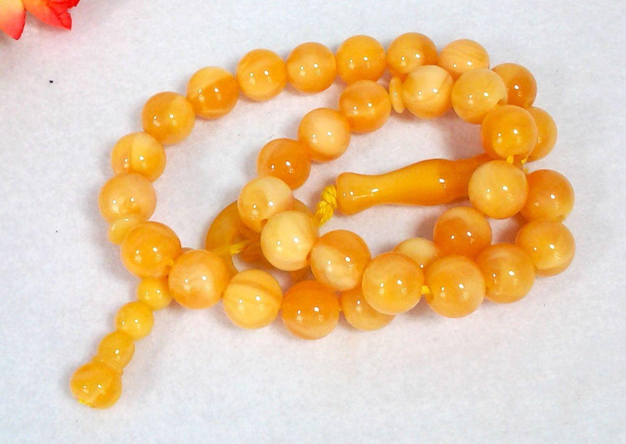 Star/Moon10mm Prayer Beads 33 Misbaha Tasbih Tasbeeh Islamic Salah Masbaha Thikr - Arabian Shopping Zone