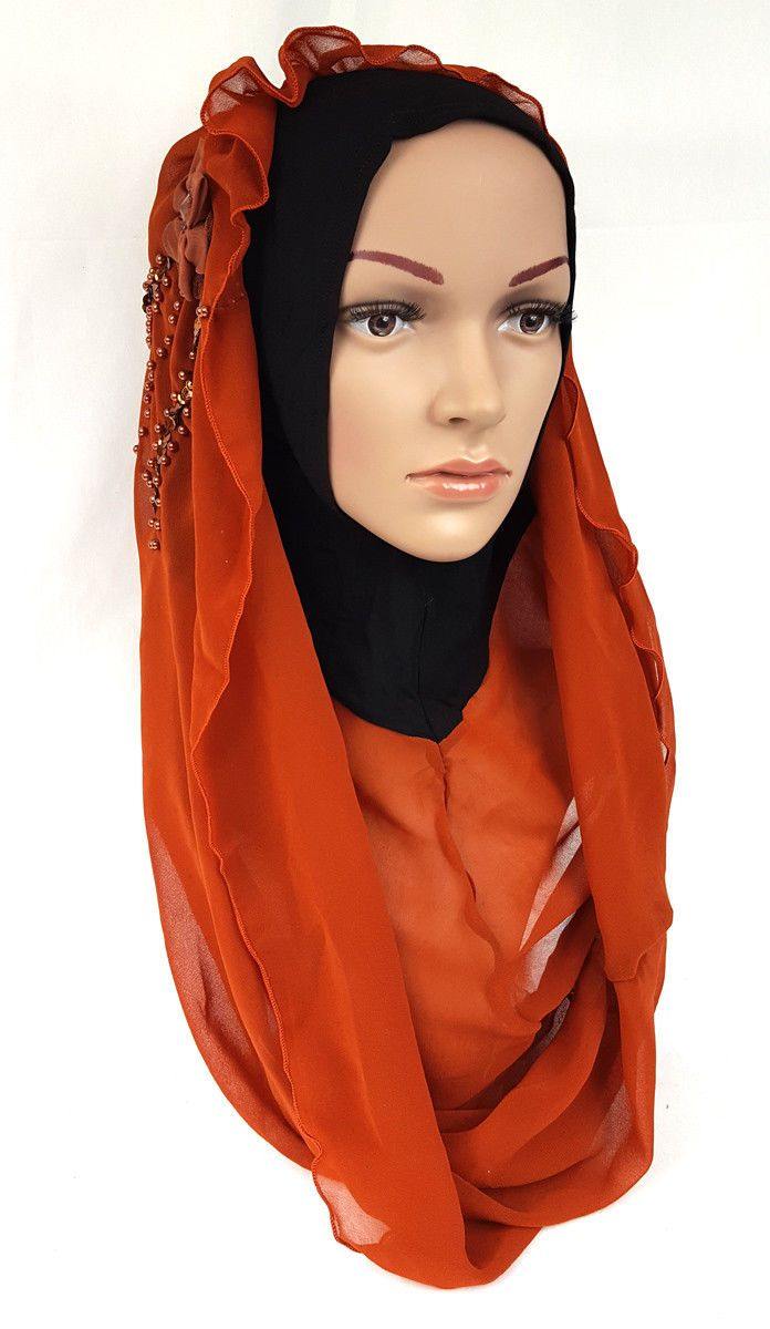 One-piece Amira Hijab Muslim/Islamic Head-wear Easy Wear High Quality - Arabian Shopping Zone