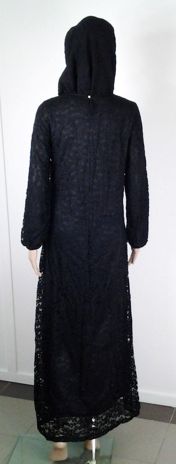 Lace Kaftan Women Islamic Abaya Jilbab Long Sleeve HSZ10016 (US6/EU36/UK10) - Arabian Shopping Zone