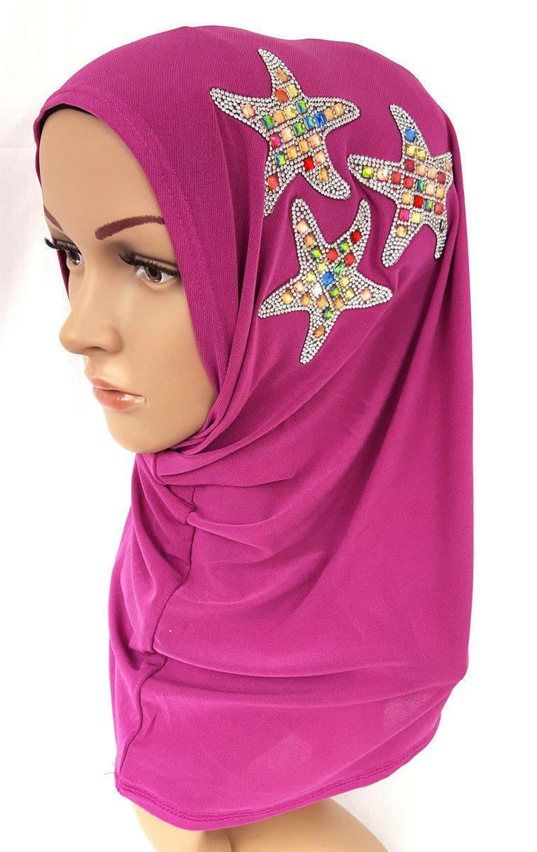 Girl Hemp High Quality Muslim Hijab Islamic Amira Headwear - Arabian Shopping Zone