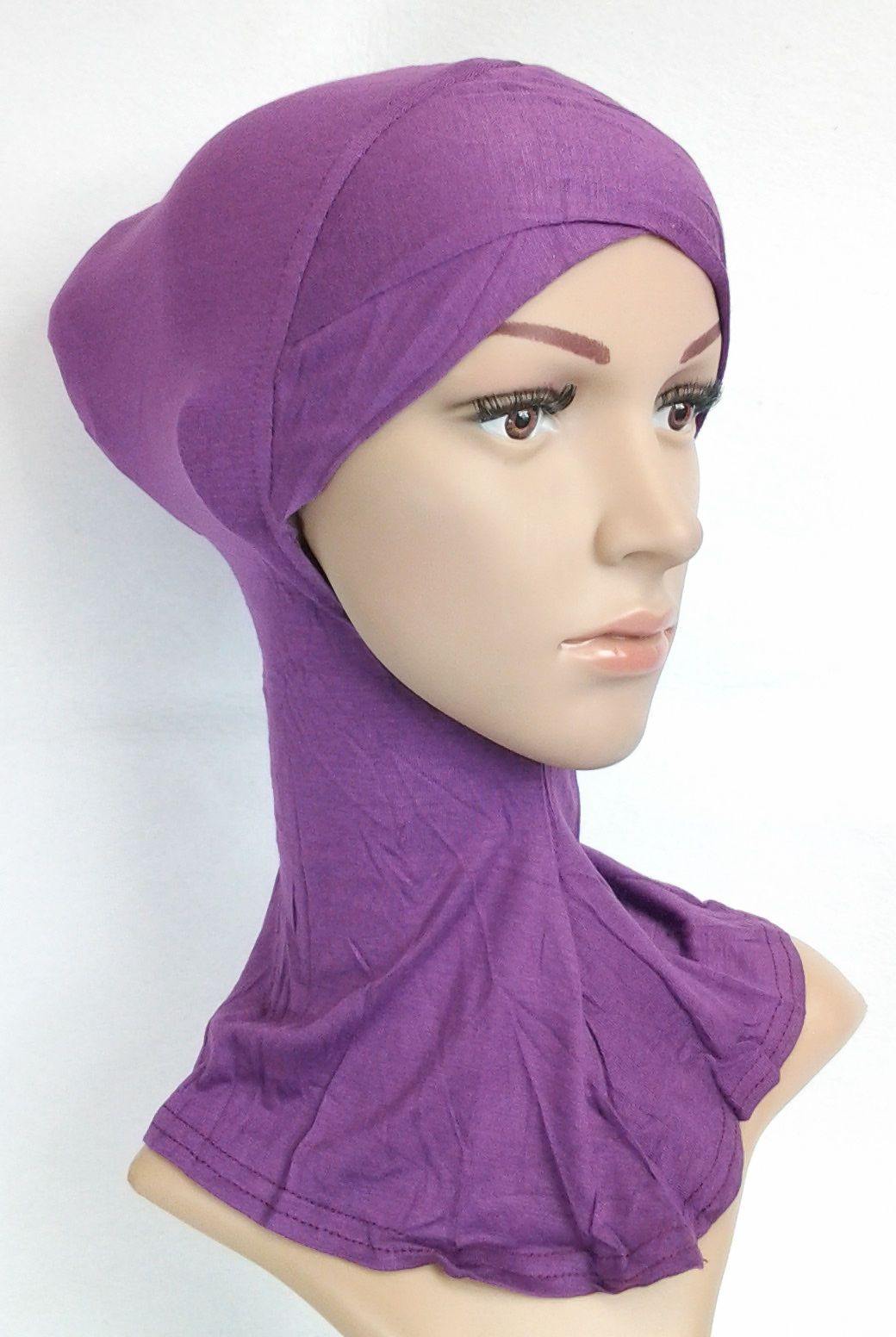 Fashion Cotton Muslim InnerHijab Cap NEW Cross-Forehead Islamic Underscarf/Hijab - Arabian Shopping Zone