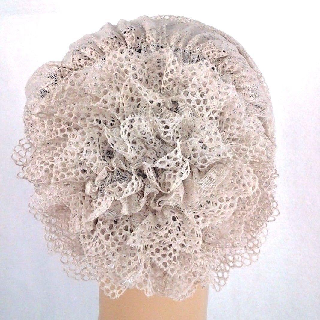 Full Lace Muslim Inner Hijab Caps Flower-Back Islamic Underscarf Hats - Arabian Shopping Zone