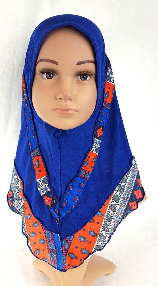 NEW Crystal Hemp Kids Toddler Children Islamic Hijab Islamic Scarf Shawls 3-8T - Arabian Shopping Zone