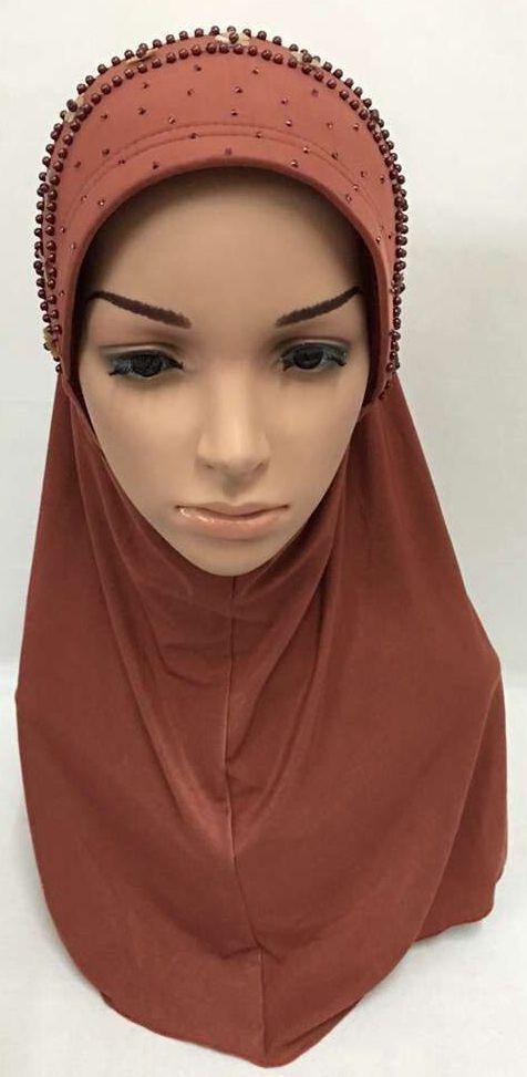 Summer LightWeight Lycra Slip-on Muslim Hijab Islamic Scarf Shawls - Arabian Shopping Zone