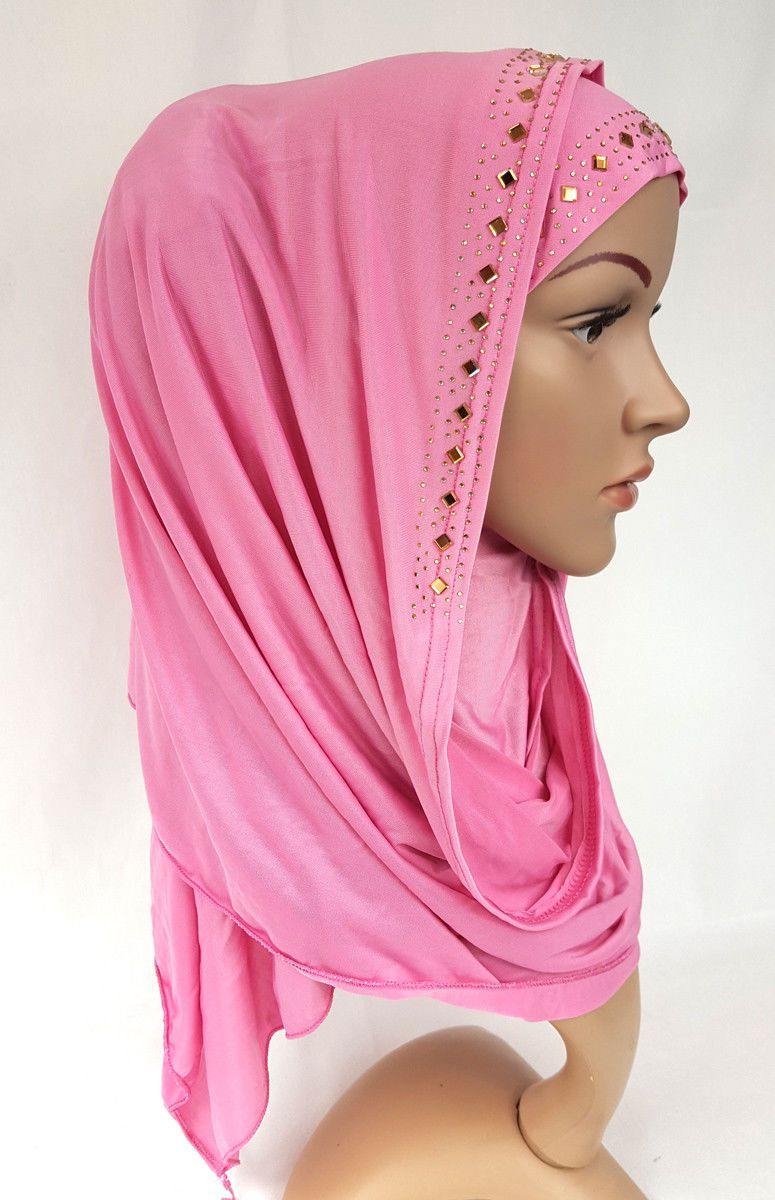 Slip On Instant Amira Style VISCOSE on-the-go Hijab Scarf ASZ0104 - Arabian Shopping Zone