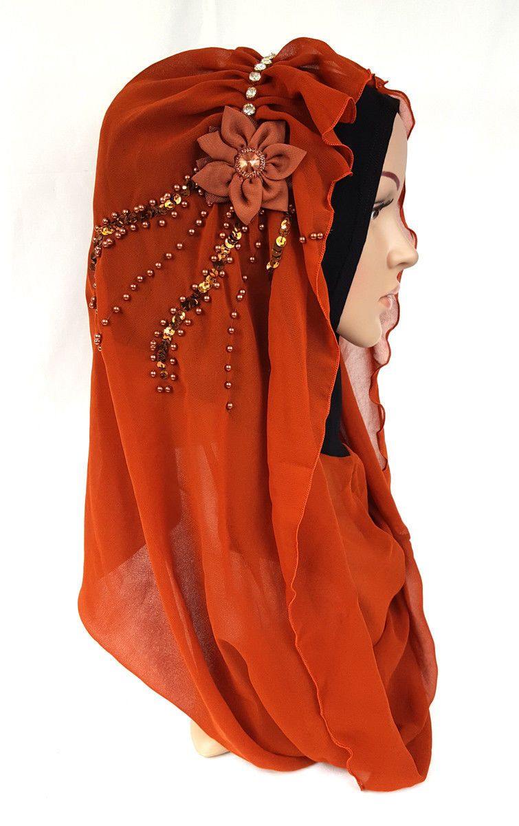 One-piece Amira Hijab Muslim/Islamic Head-wear Easy Wear High Quality - Arabian Shopping Zone