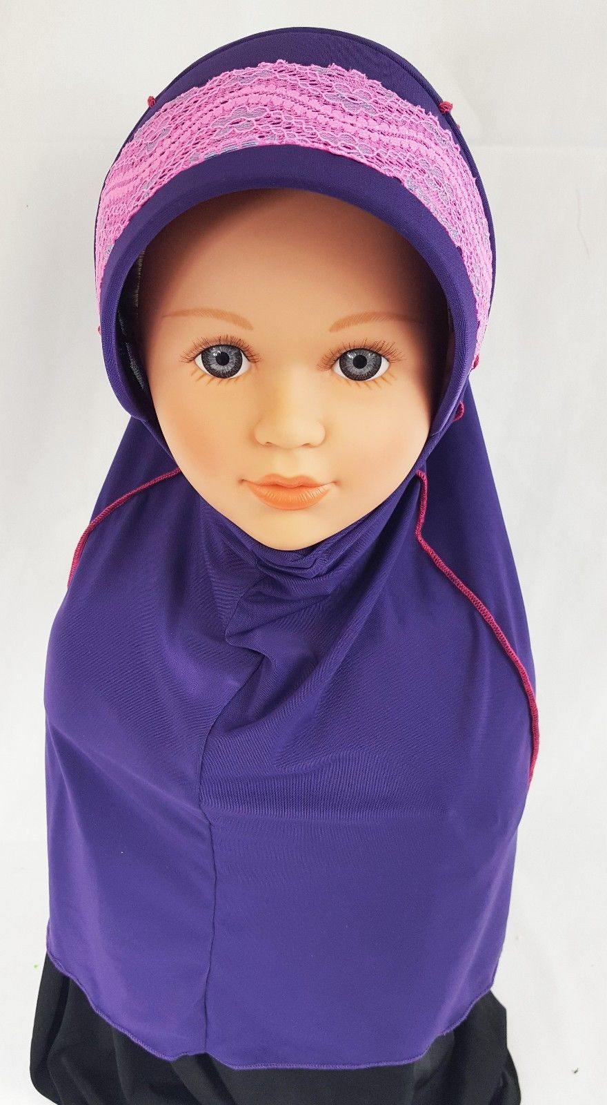 NEW Viscose Baby Kids Children Hijab Islamic Scarf Shawls 3-6T - Arabian Shopping Zone