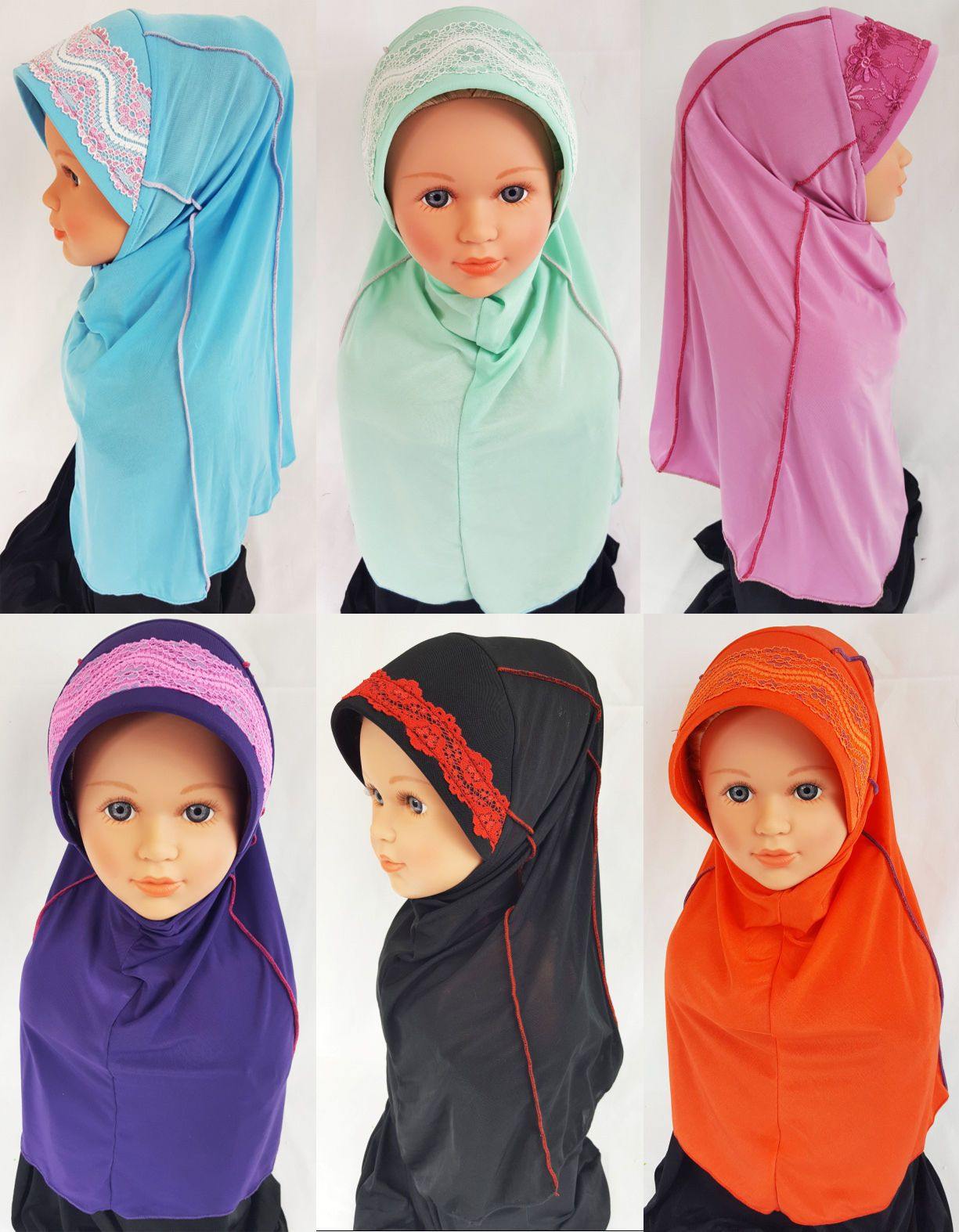 NEW Viscose Baby Kids Children Hijab Islamic Scarf Shawls 3-6T - Arabian Shopping Zone