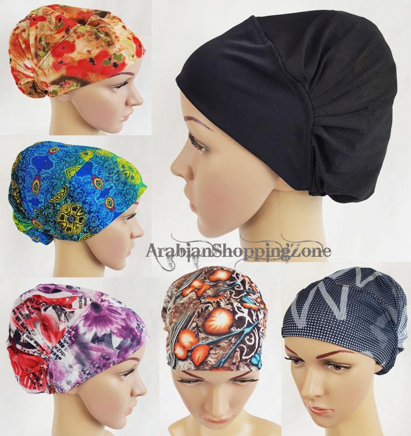 New Crystal Hemp Muslim Inner Hijab Caps Islamic Underscarf Hats Ninja Hija - Arabian Shopping Zone