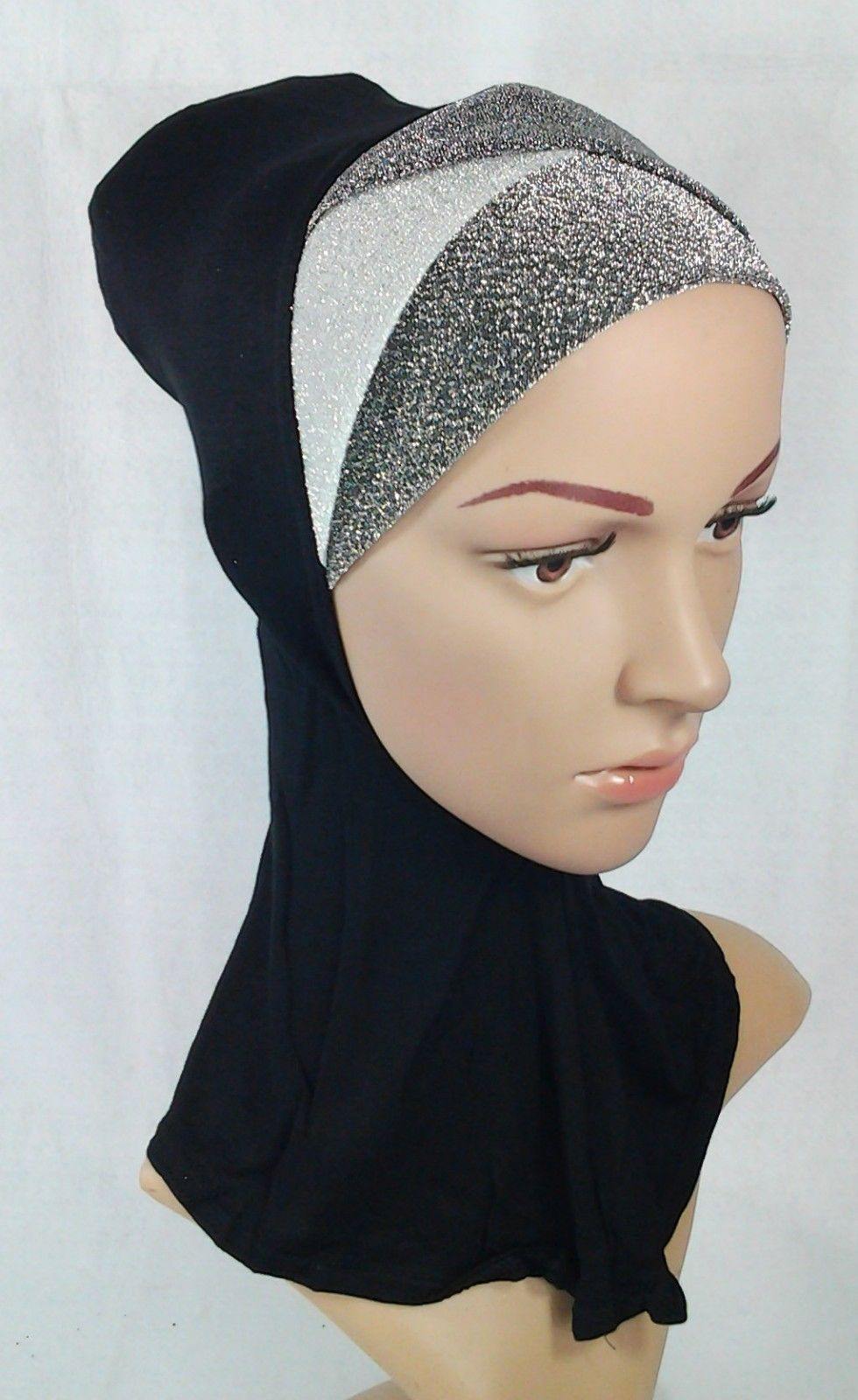 Cotton New Crossover Muslim Inner Caps Islamic Underscarf Ninja Hijab Hair Loss - Arabian Shopping Zone