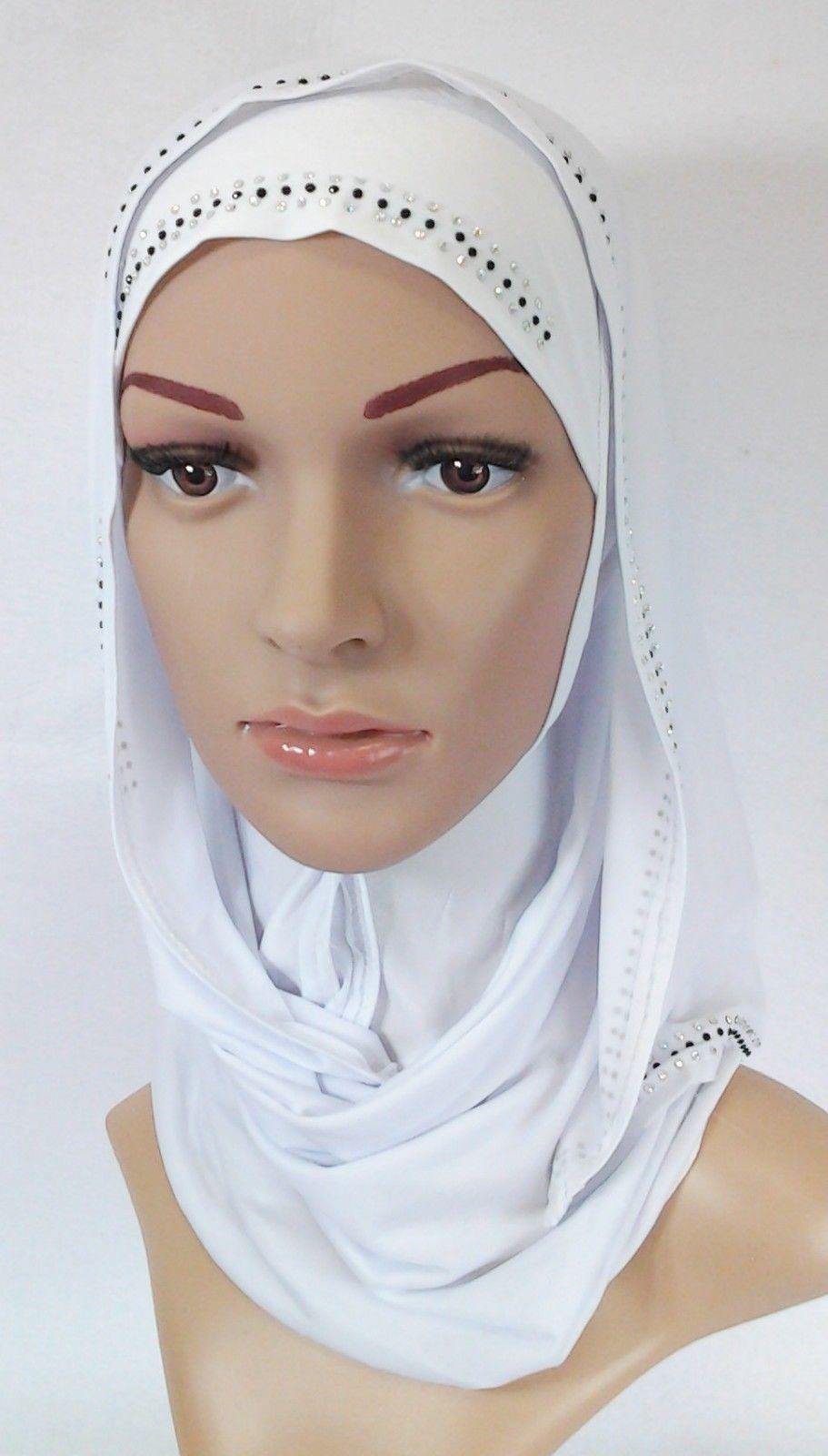 Slip On Instant Amira Style VISCOSE on-the-go Hijab Scarf ASZ0104 - Arabian Shopping Zone